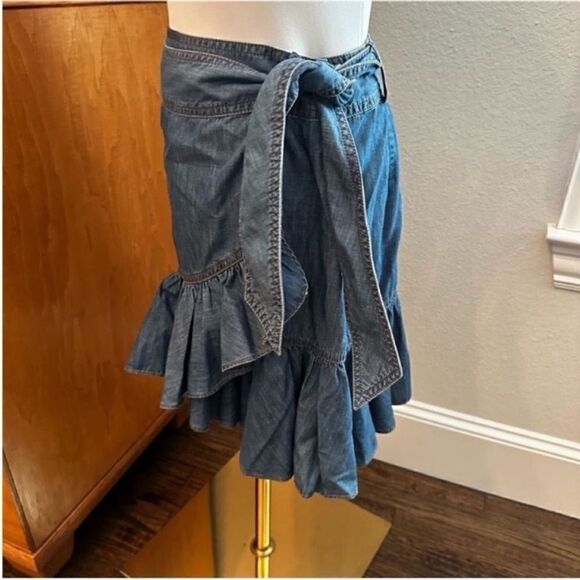 Veronica Beard Memphis wrap skirt - Picture 7 of 9